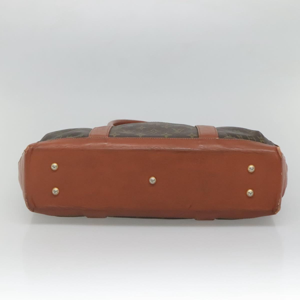 LOUIS VUITTON Monogram Sac Weekend PM Hand Bag Vintage M42425 LV Auth 127001