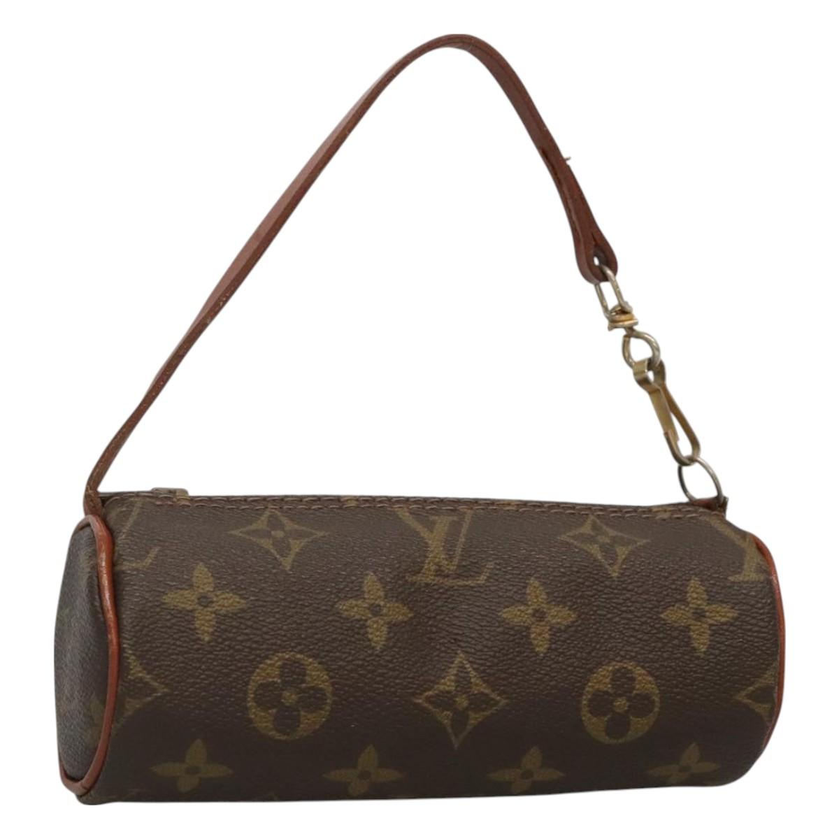 LOUIS VUITTON Monogram Papillon Pouch Vintage LV Auth 127032