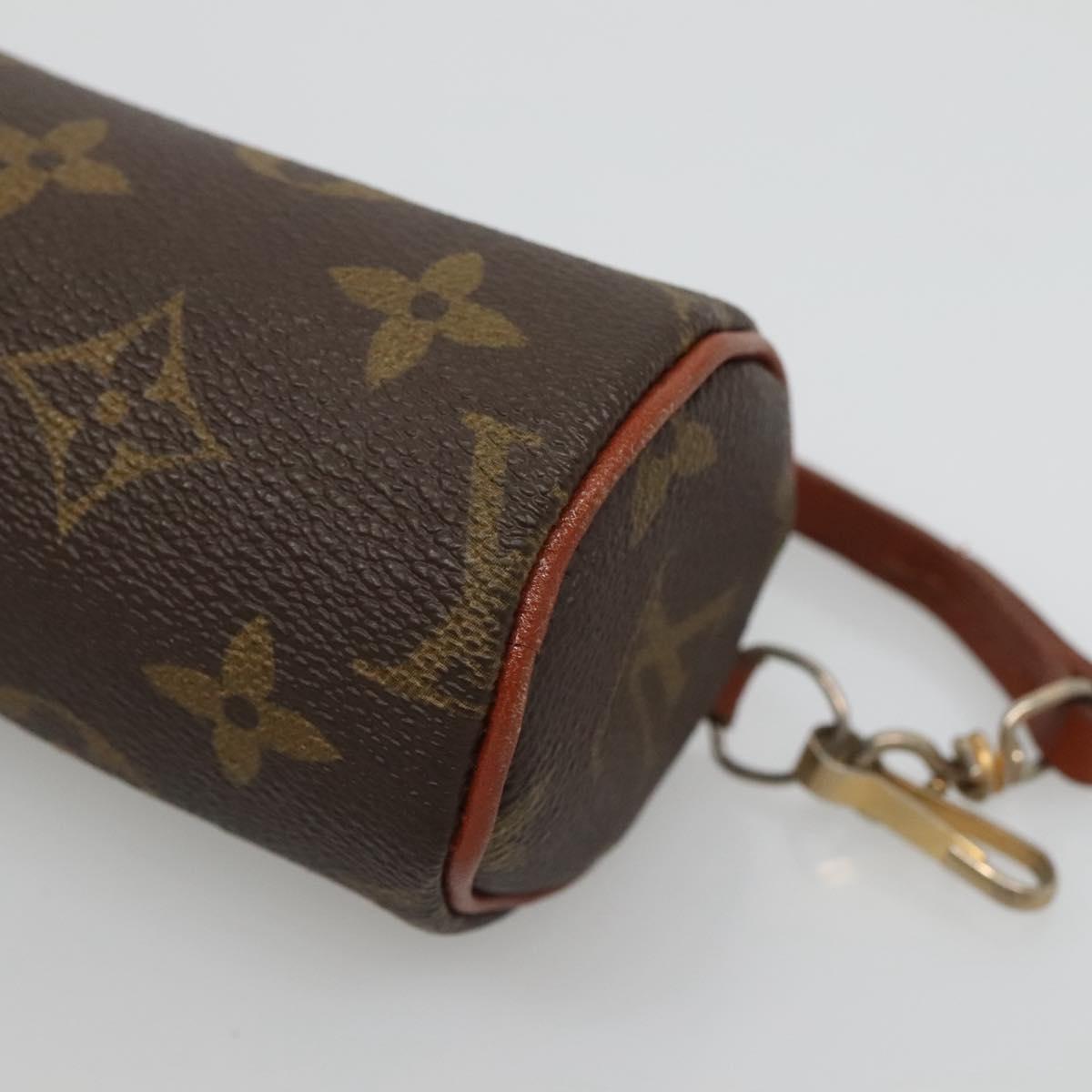 LOUIS VUITTON Monogram Papillon Pouch Vintage LV Auth 127032