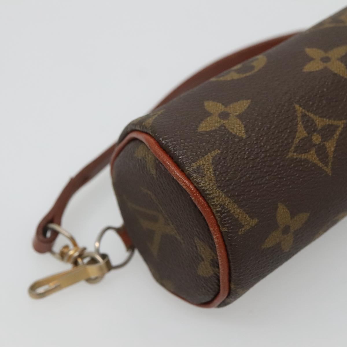 LOUIS VUITTON Monogram Papillon Pouch Vintage LV Auth 127032