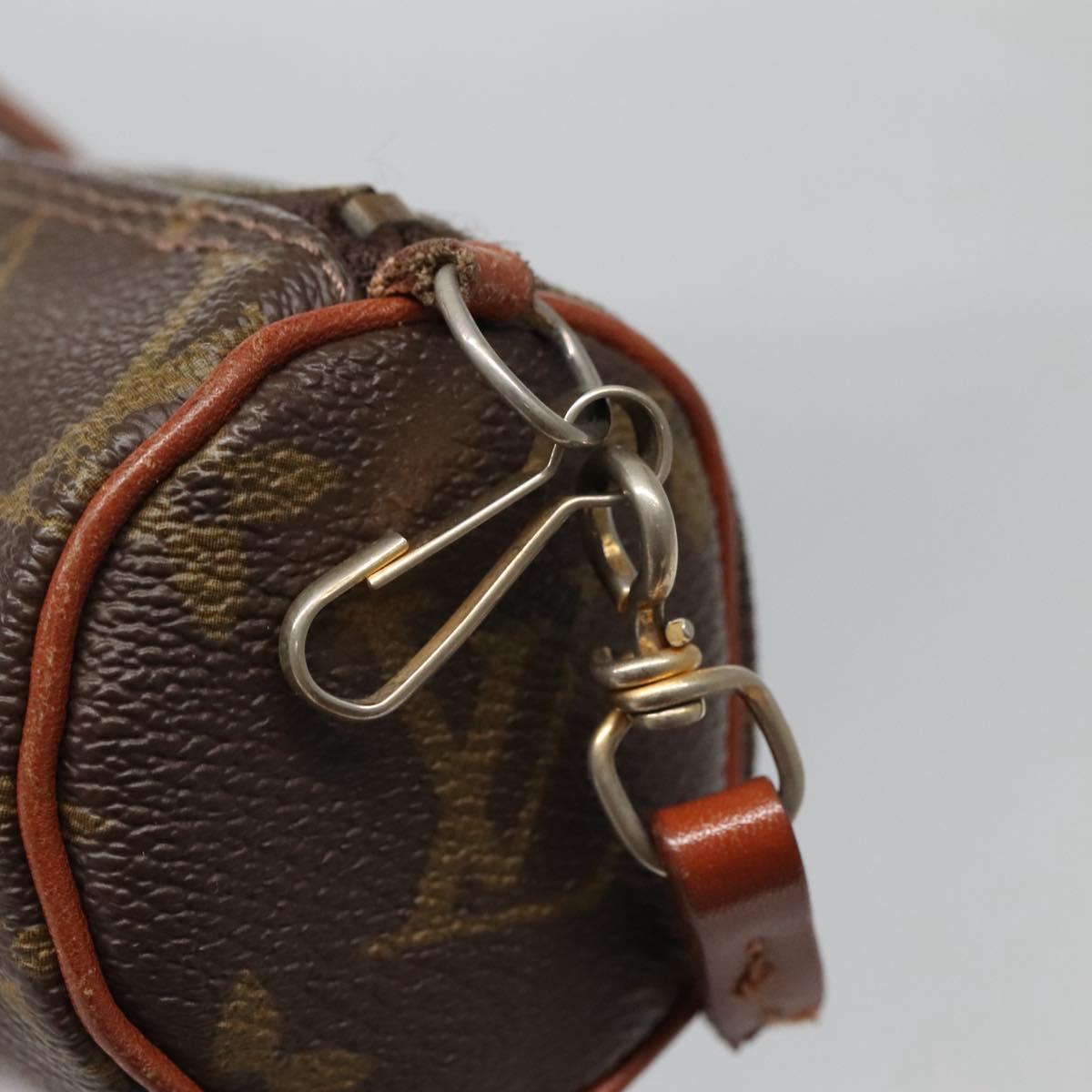 LOUIS VUITTON Monogram Papillon Pouch Vintage LV Auth 127032