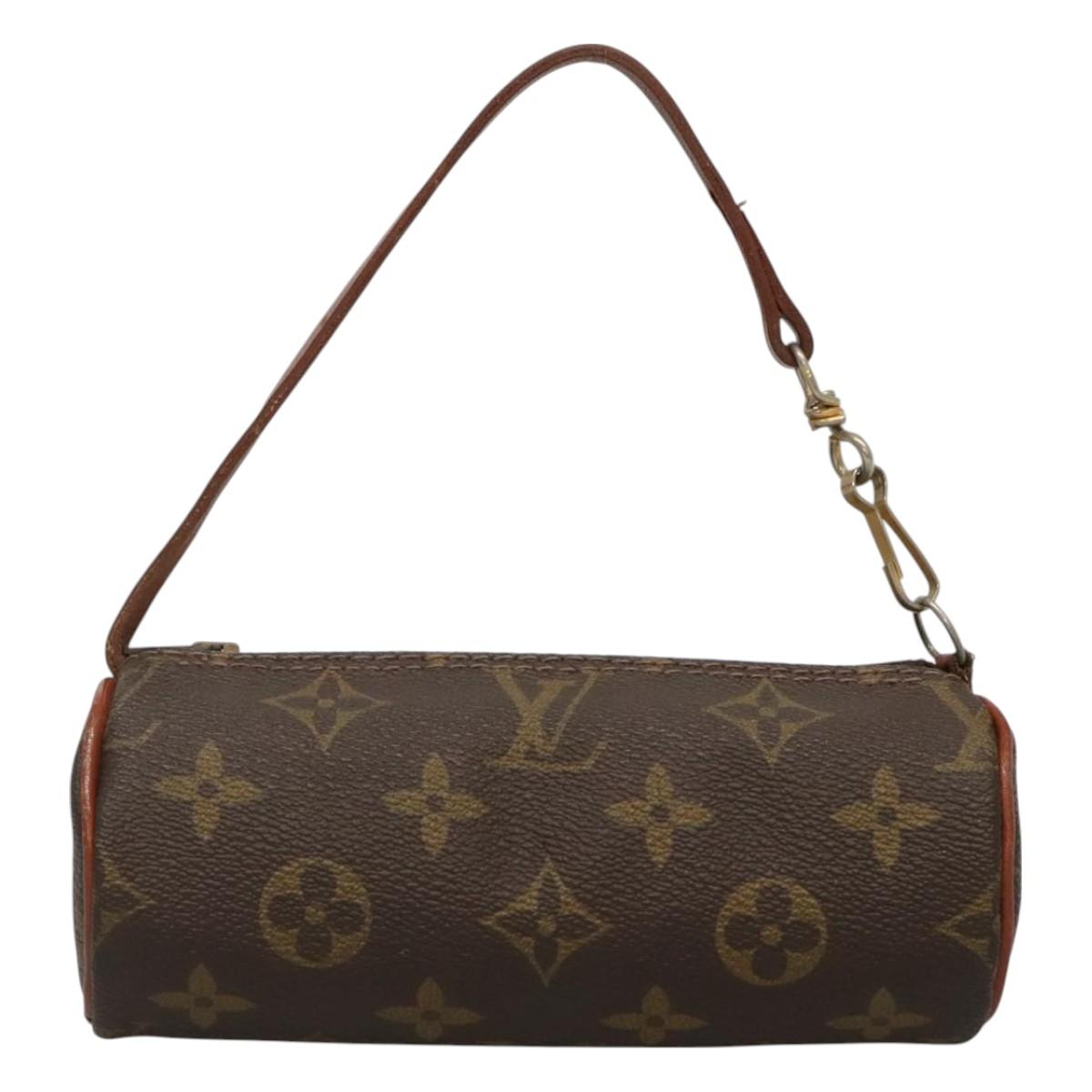 LOUIS VUITTON Monogram Papillon Pouch Vintage LV Auth 127032