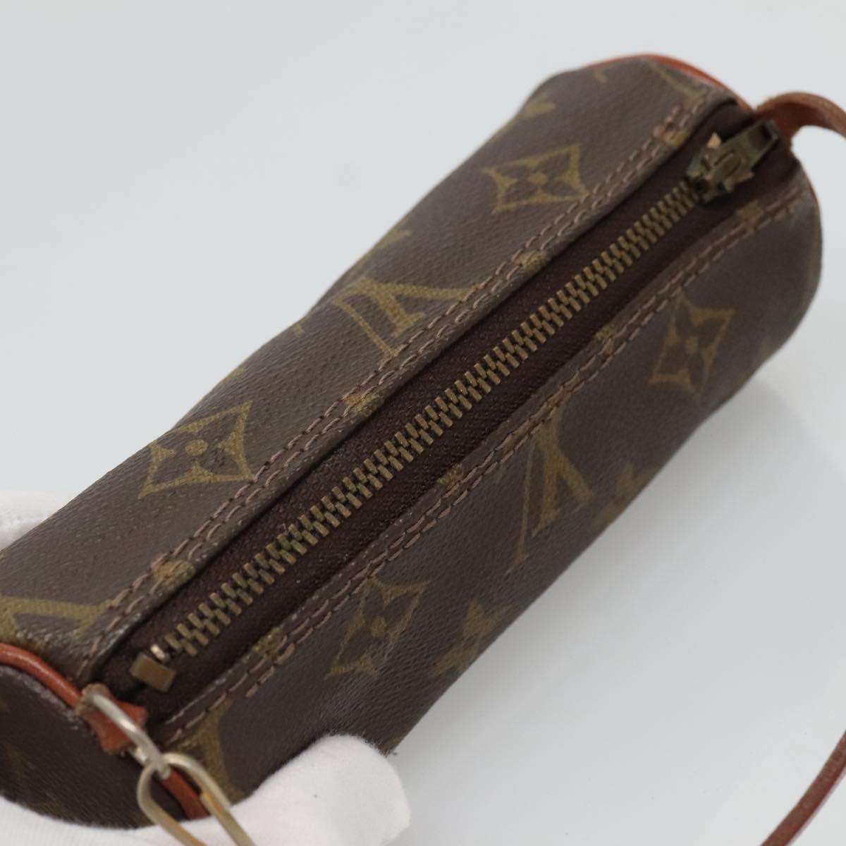 LOUIS VUITTON Monogram Papillon Pouch Vintage LV Auth 127032