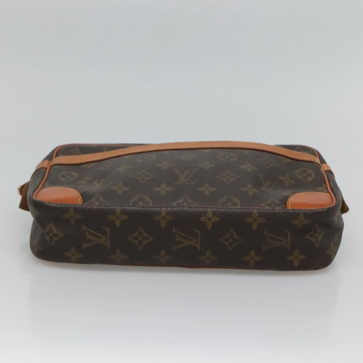 LOUIS VUITTON Monogram Compiegne 28 Clutch Bag M51845 LV Auth 127055