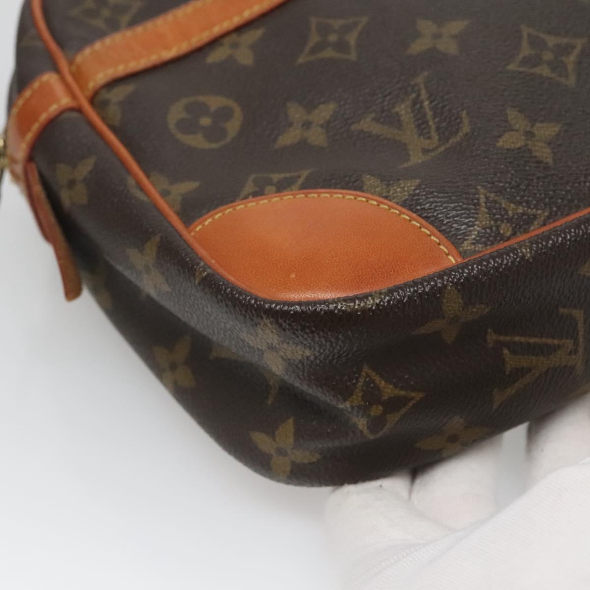 LOUIS VUITTON Monogram Compiegne 28 Clutch Bag M51845 LV Auth 127055