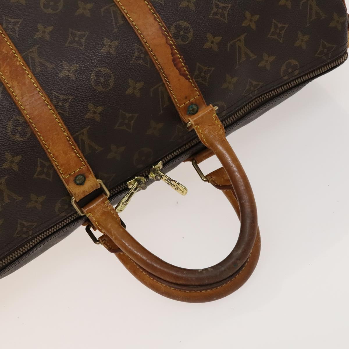 LOUIS VUITTON Monogram Keepall 45 Boston Bag M41428 LV Auth 127056