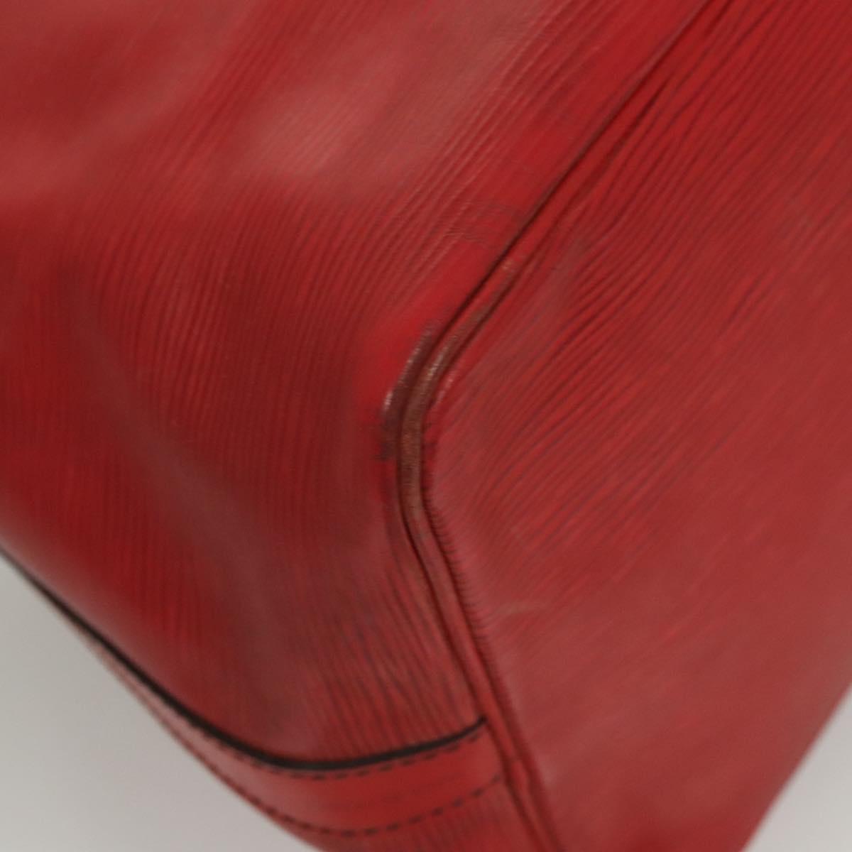 LOUIS VUITTON Epi Petit Noe Shoulder Bag Red M44107 LV Auth 127112