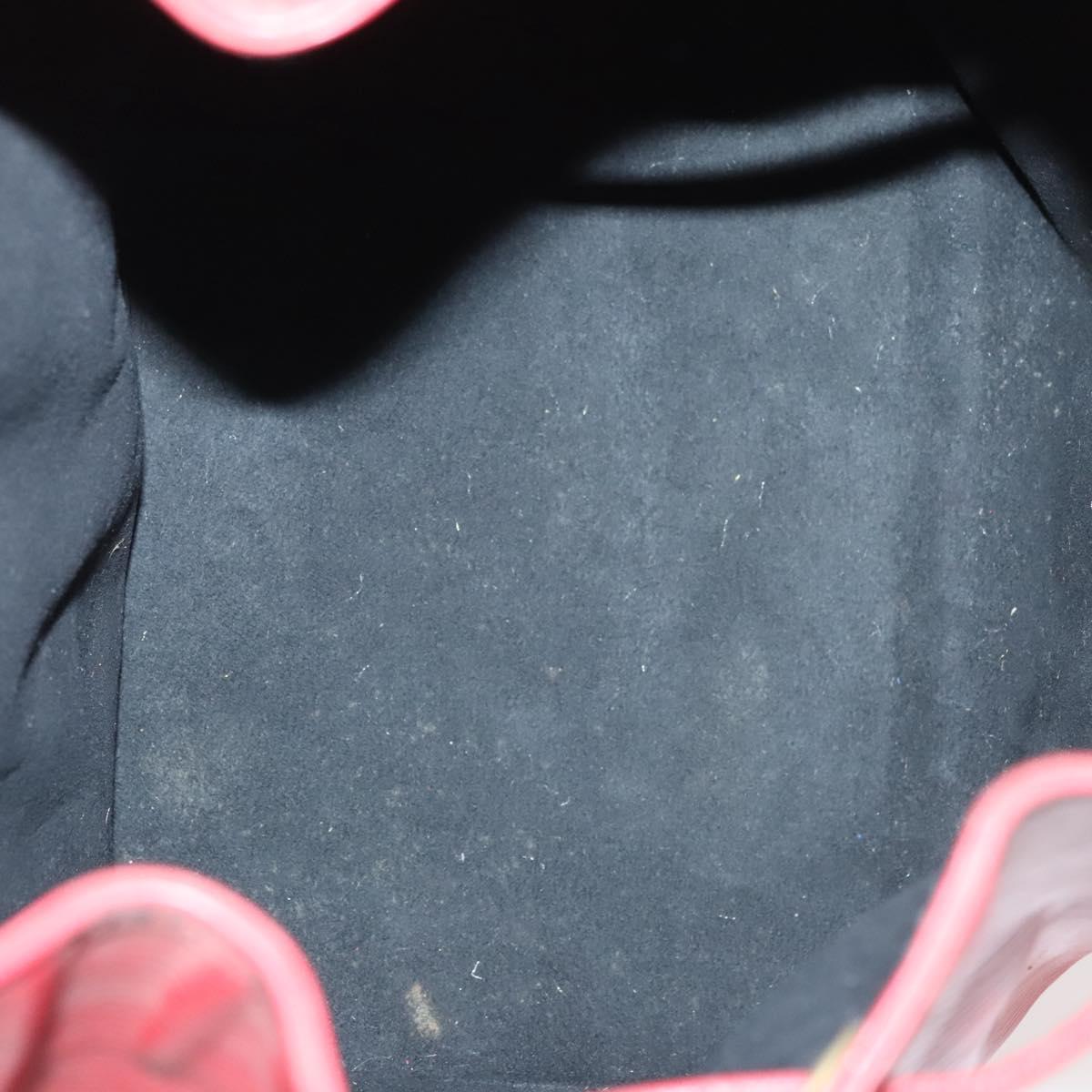 LOUIS VUITTON Epi Petit Noe Shoulder Bag Red M44107 LV Auth 127112