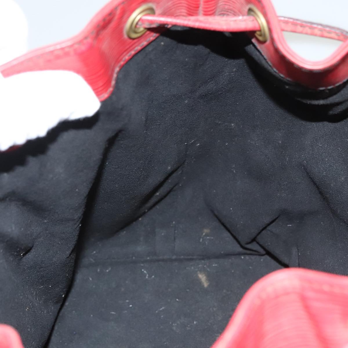 LOUIS VUITTON Epi Petit Noe Shoulder Bag Red M44107 LV Auth 127112