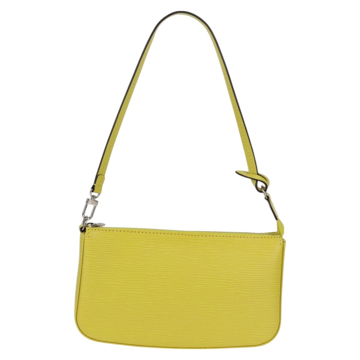 LOUIS VUITTON Epi Pochette Accessoires Pouch Pistachian M40975 LV Auth 127164V