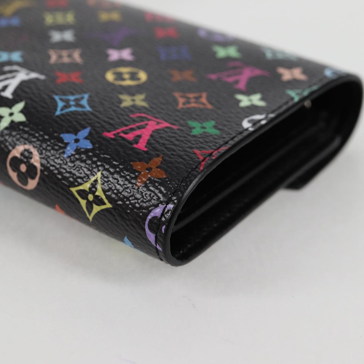 LOUIS VUITTON Multicolor Portefeuille Victorine Wallet M14163 LV Auth 127184SM