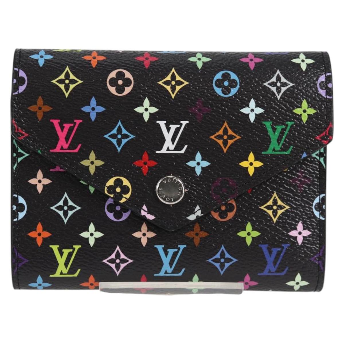 LOUIS VUITTON Multicolor Portefeuille Victorine Wallet M14163 LV Auth 127184SM