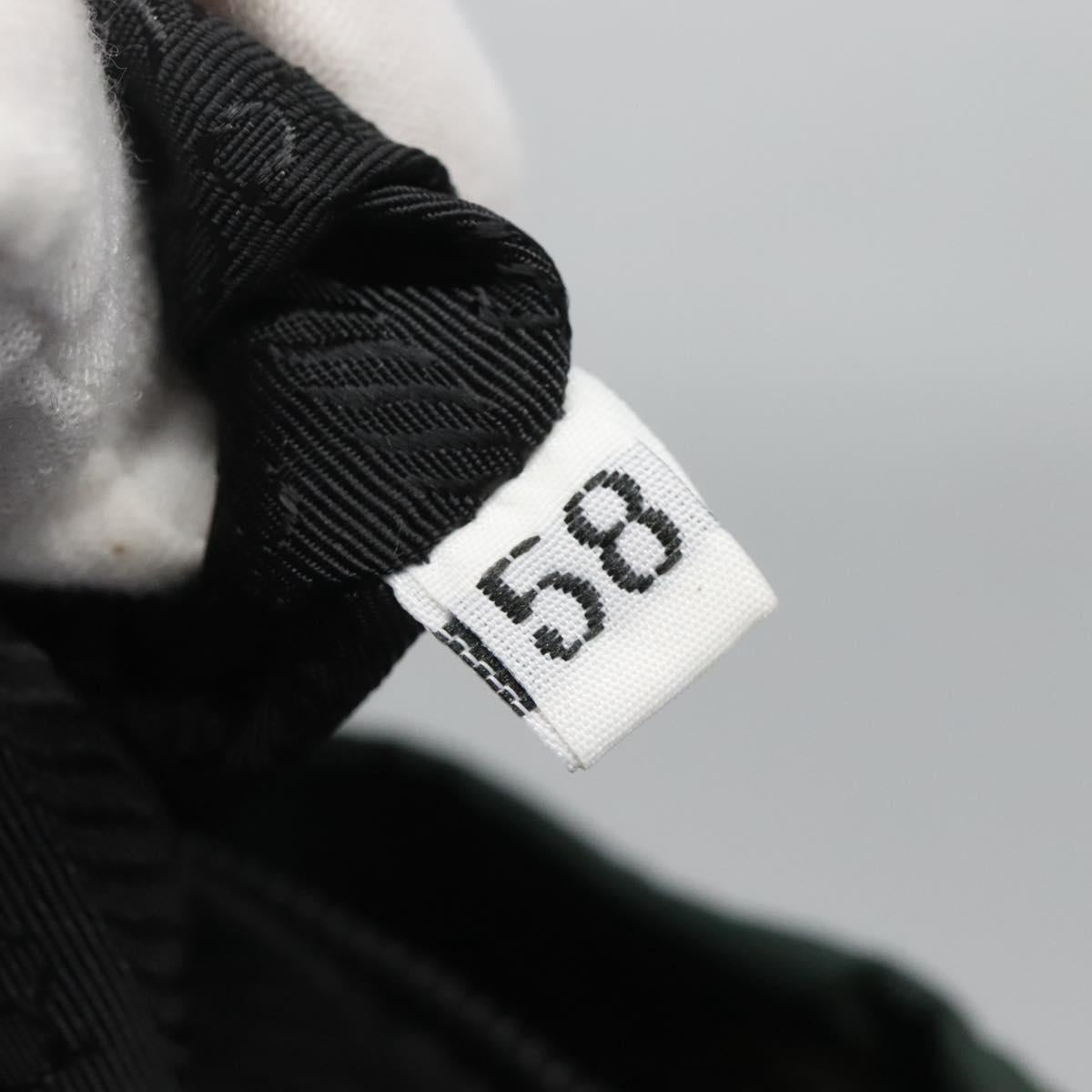 PRADA Backpack Nylon Green Silver Auth 127191