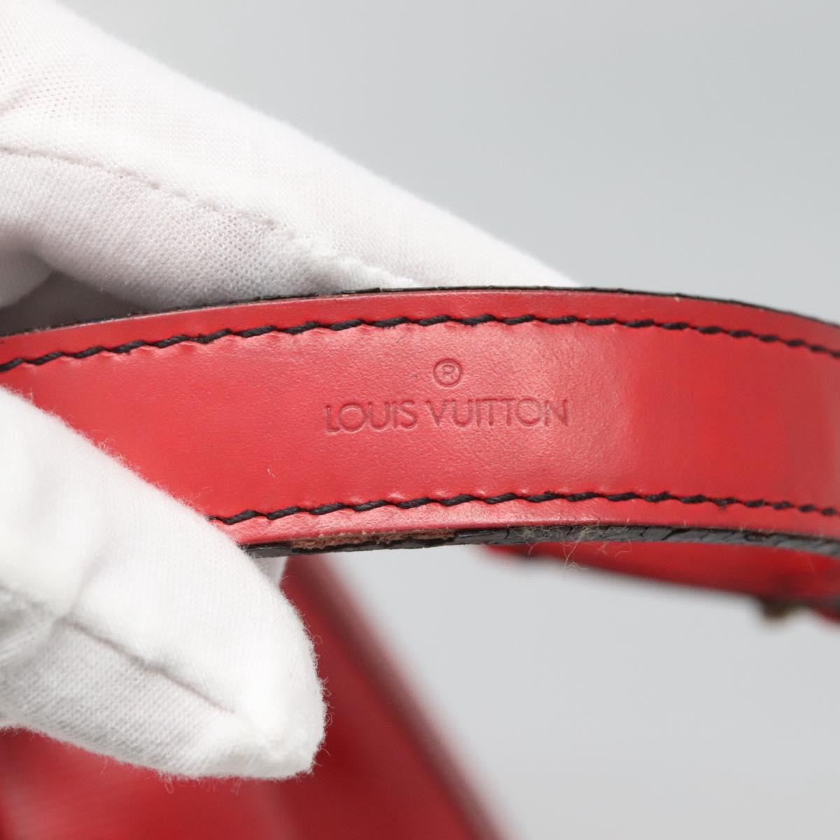 LOUIS VUITTON Epi Noe Shoulder Bag Red M44007 LV Auth 127203