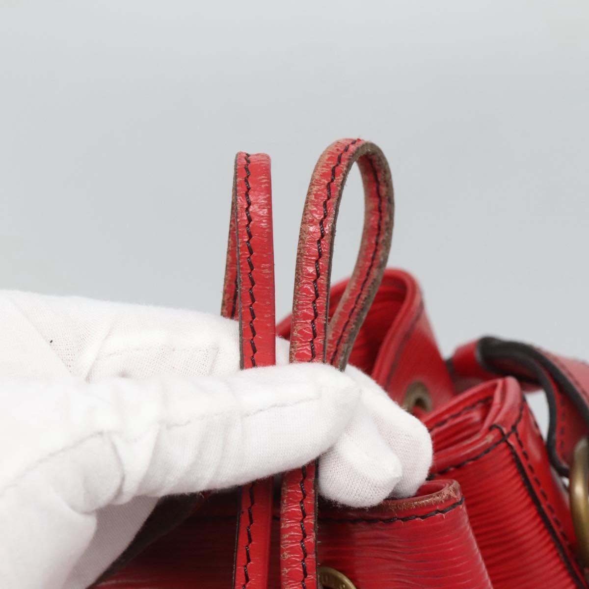 LOUIS VUITTON Epi Noe Shoulder Bag Red M44007 LV Auth 127203