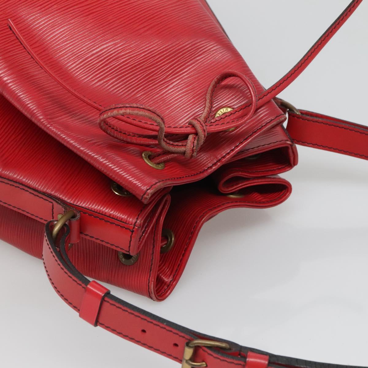 LOUIS VUITTON Epi Noe Shoulder Bag Red M44007 LV Auth 127203