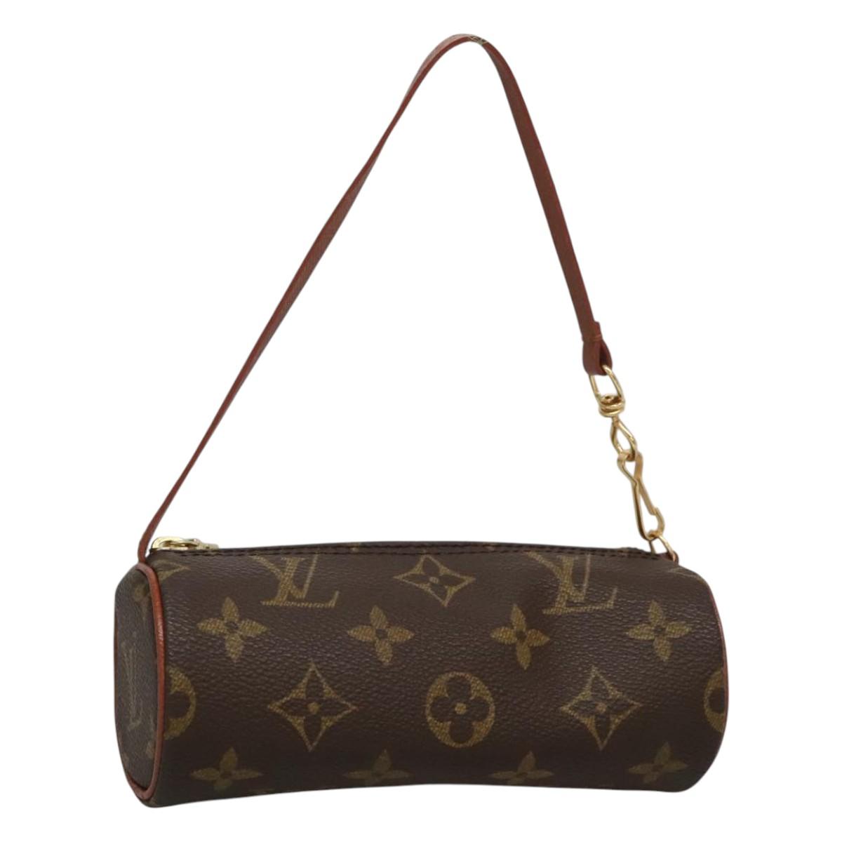LOUIS VUITTON Monogram Papillon Pouch LV Auth 127221