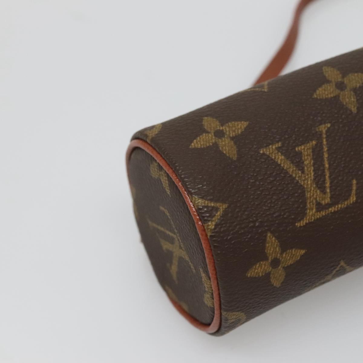 LOUIS VUITTON Monogram Papillon Pouch LV Auth 127221