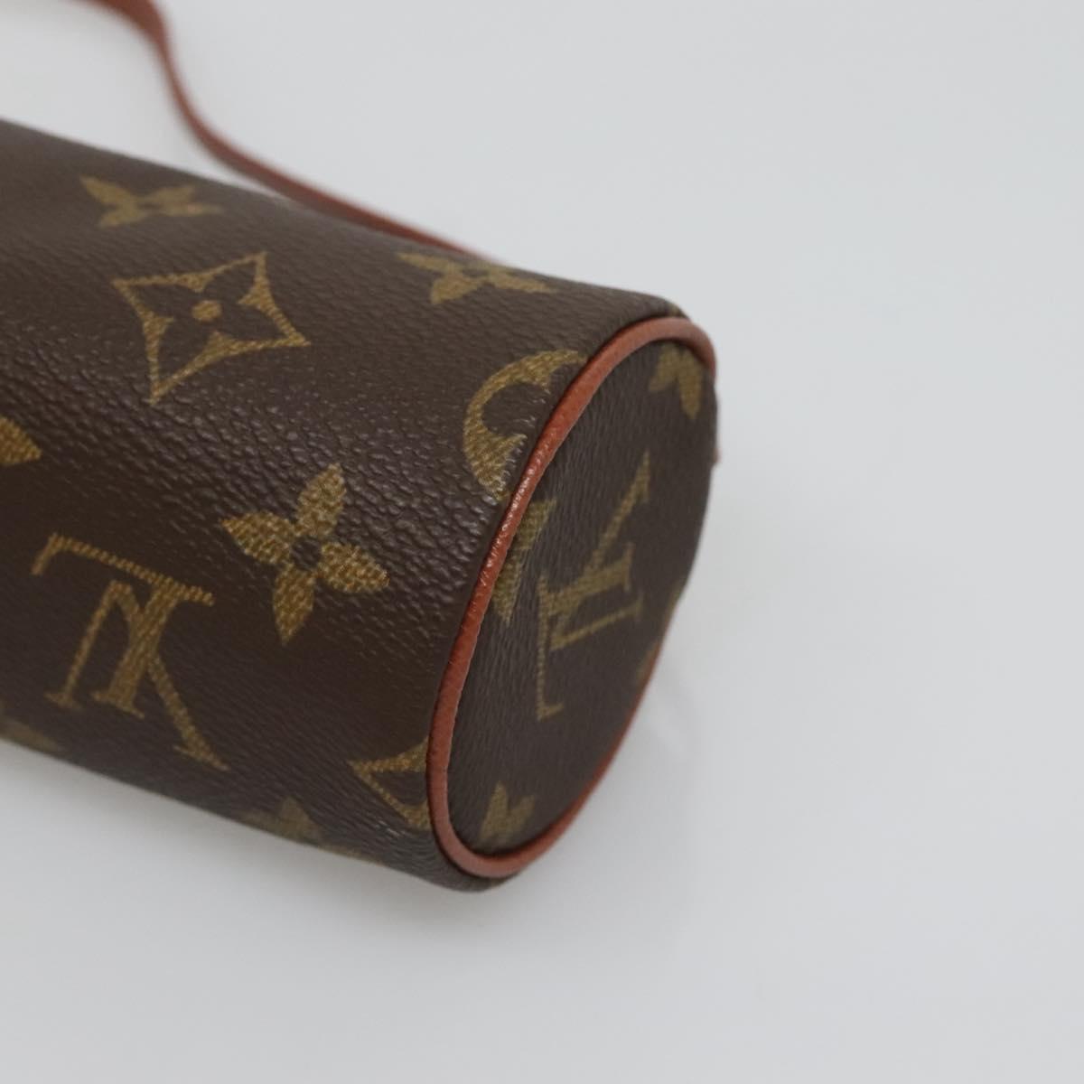LOUIS VUITTON Monogram Papillon Pouch LV Auth 127221