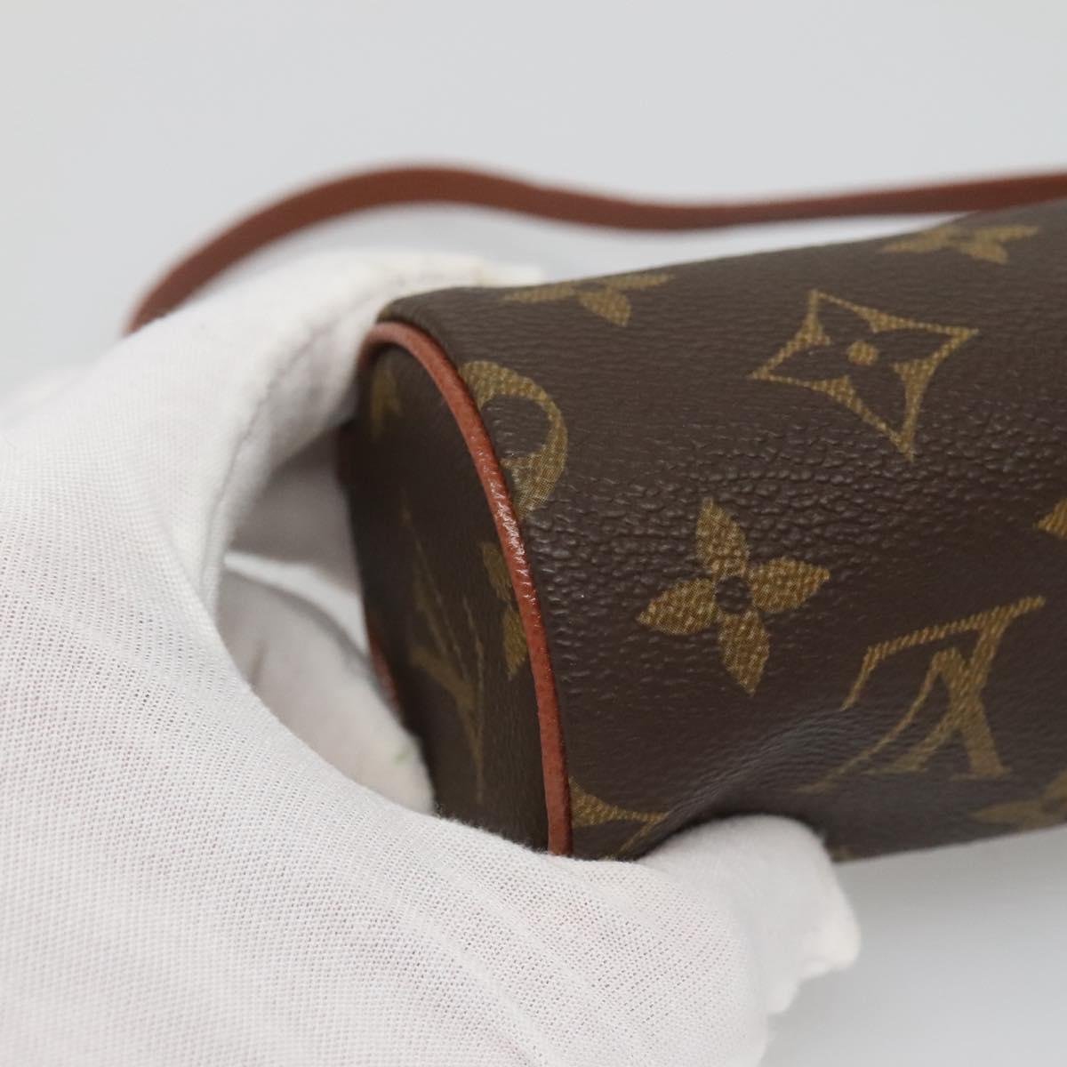 LOUIS VUITTON Monogram Papillon Pouch LV Auth 127221