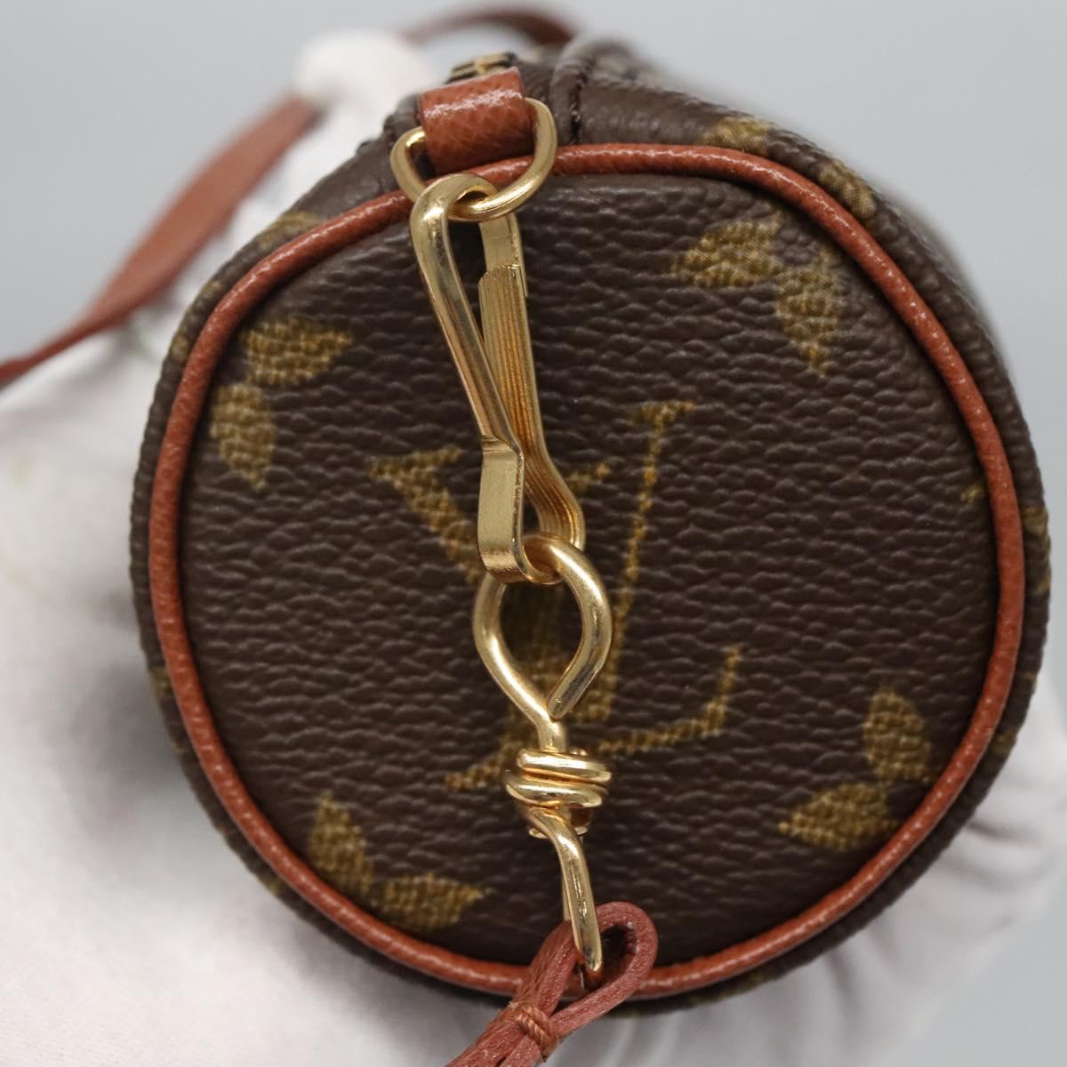 LOUIS VUITTON Monogram Papillon Pouch LV Auth 127221