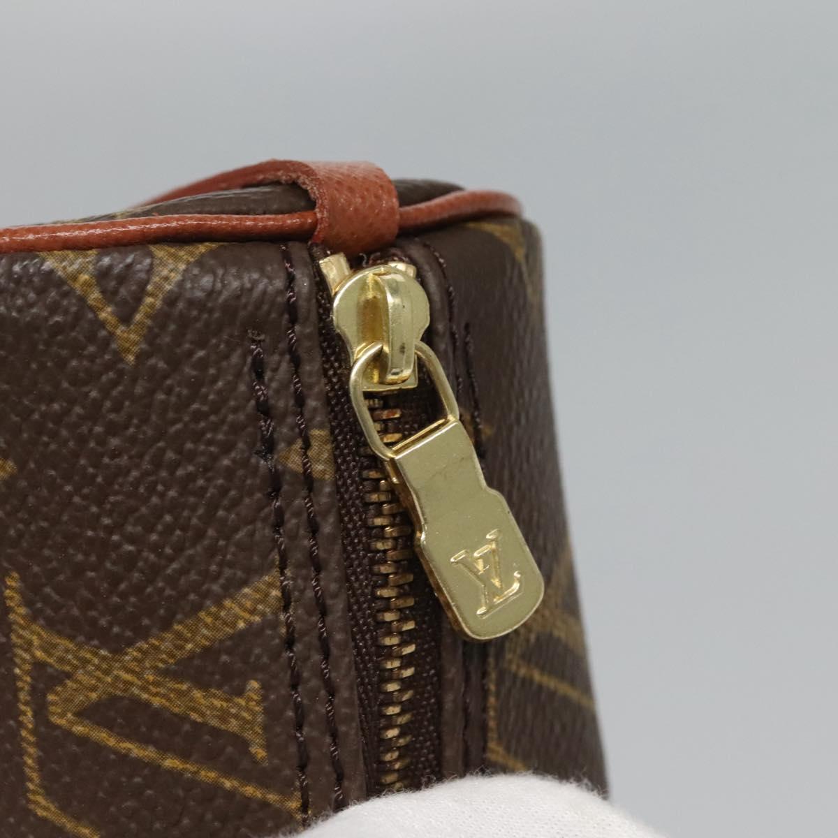 LOUIS VUITTON Monogram Papillon Pouch LV Auth 127221