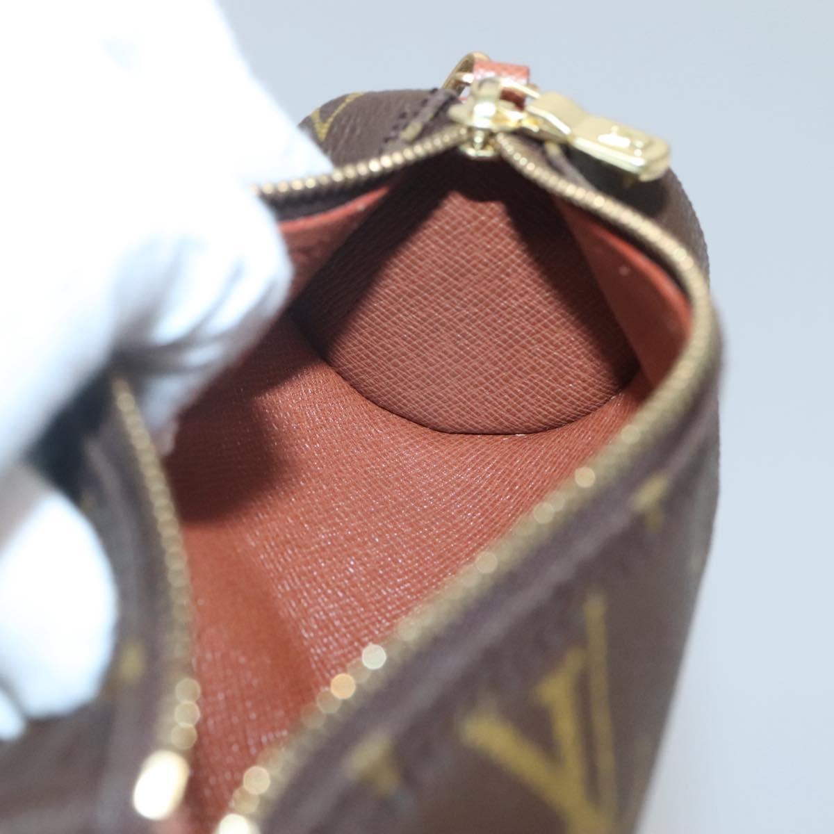 LOUIS VUITTON Monogram Papillon Pouch LV Auth 127221