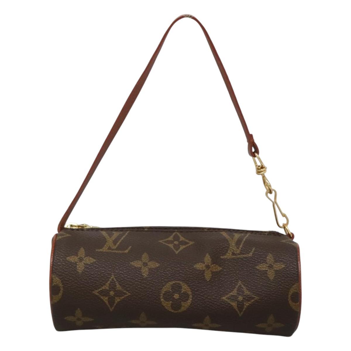 LOUIS VUITTON Monogram Papillon Pouch LV Auth 127221
