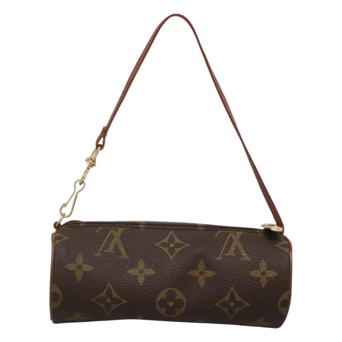 LOUIS VUITTON Monogram Papillon Pouch LV Auth 127221