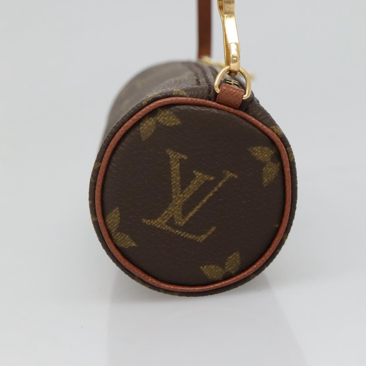 LOUIS VUITTON Monogram Papillon Pouch LV Auth 127221