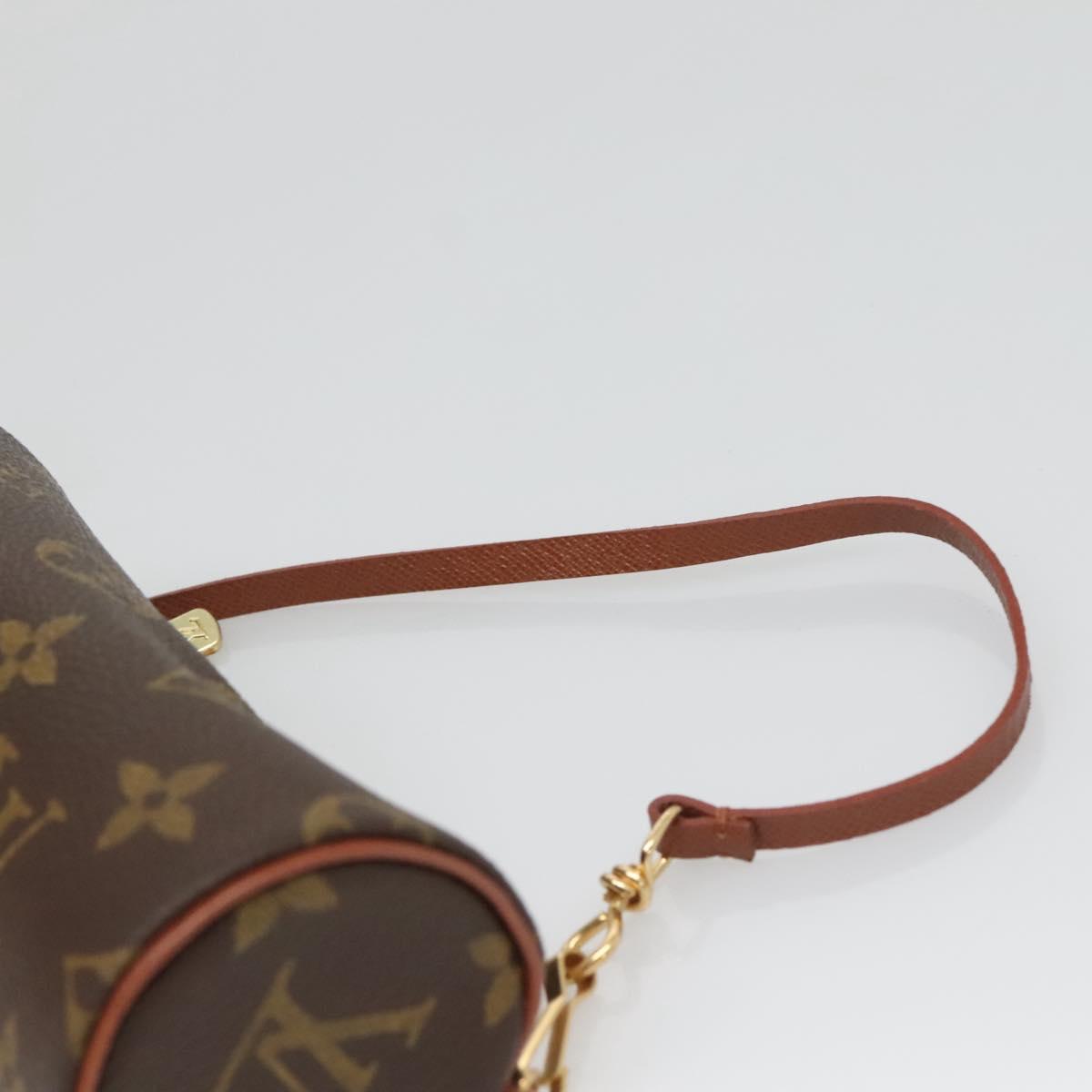 LOUIS VUITTON Monogram Papillon Pouch LV Auth 127221
