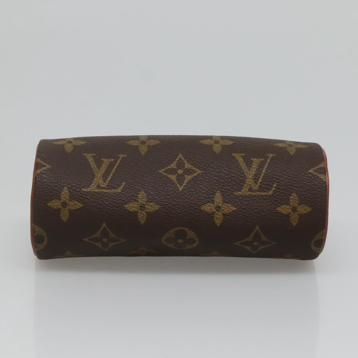 LOUIS VUITTON Monogram Papillon Pouch LV Auth 127221