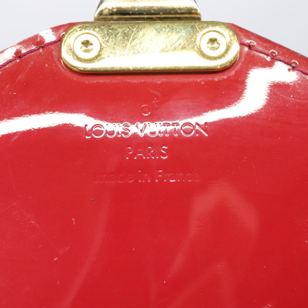 LOUIS VUITTON Vernis Monceau BB Hand Bag 2way Rose Andian M91579 LV Auth 127225