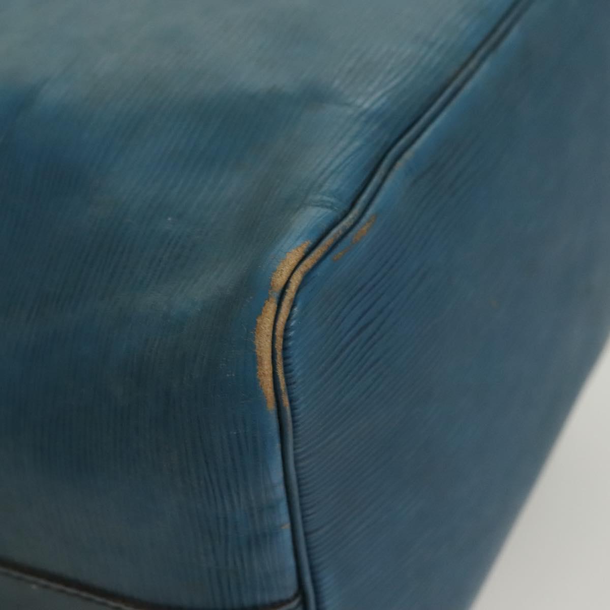 LOUIS VUITTON Epi Petit Noe Shoulder Bag Blue M44105 LV Auth 127238