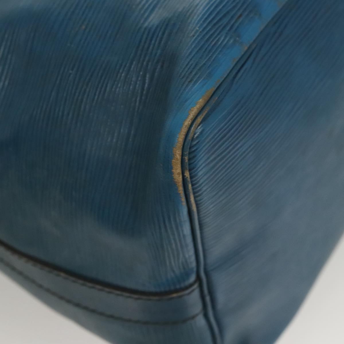 LOUIS VUITTON Epi Petit Noe Shoulder Bag Blue M44105 LV Auth 127238