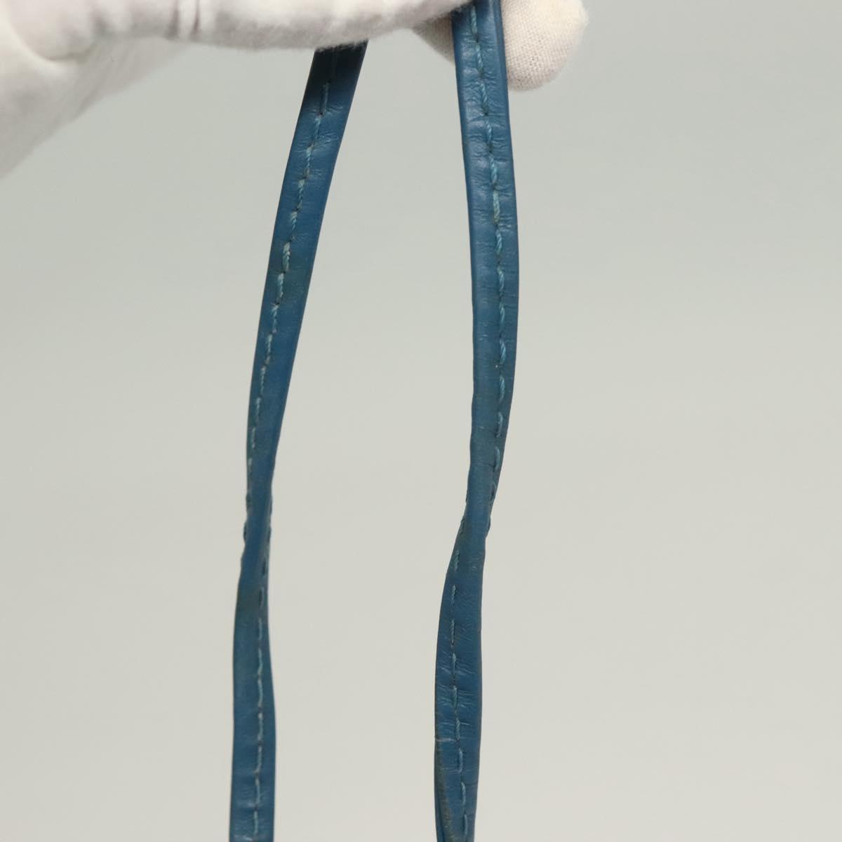 LOUIS VUITTON Epi Petit Noe Shoulder Bag Blue M44105 LV Auth 127238