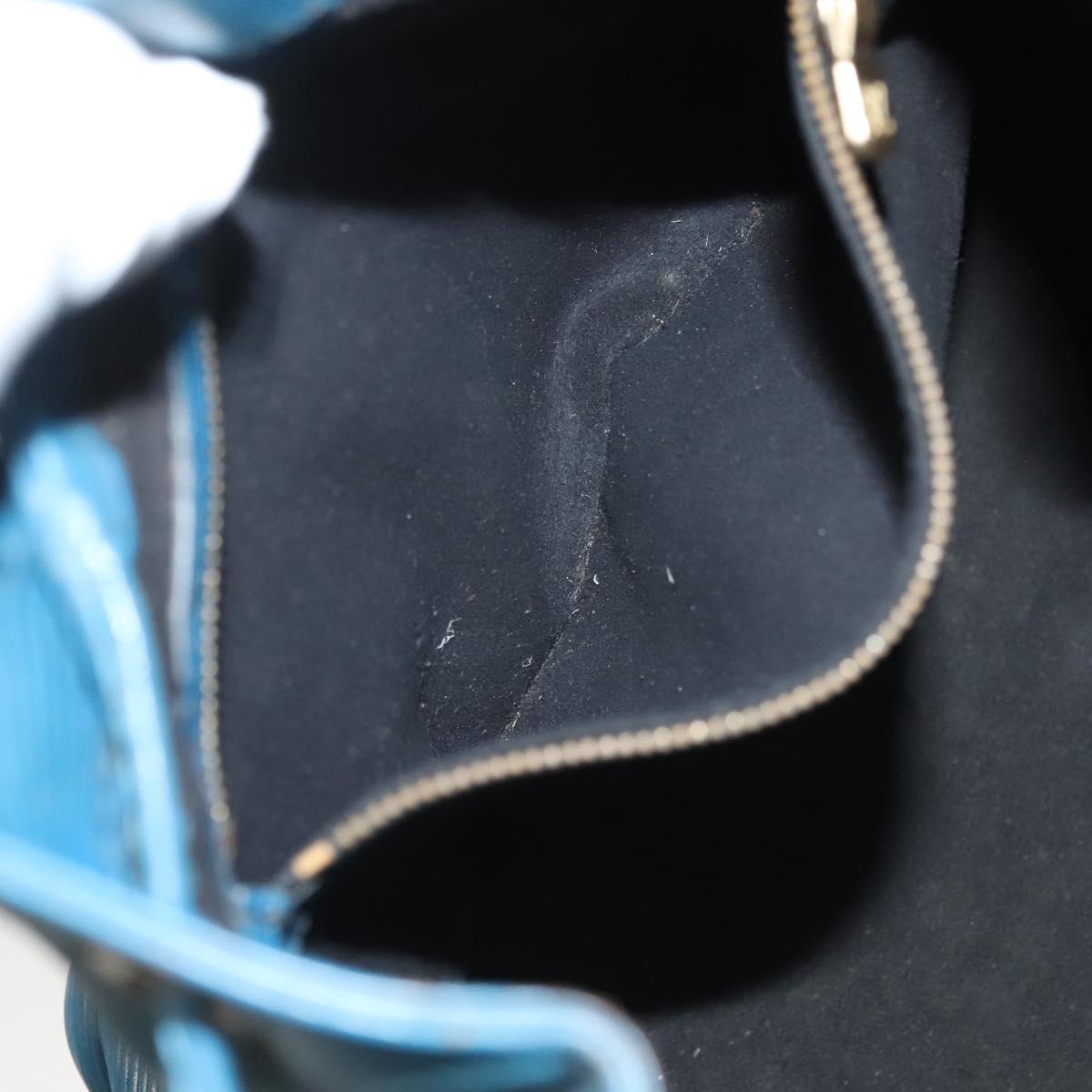 LOUIS VUITTON Epi Petit Noe Shoulder Bag Blue M44105 LV Auth 127238