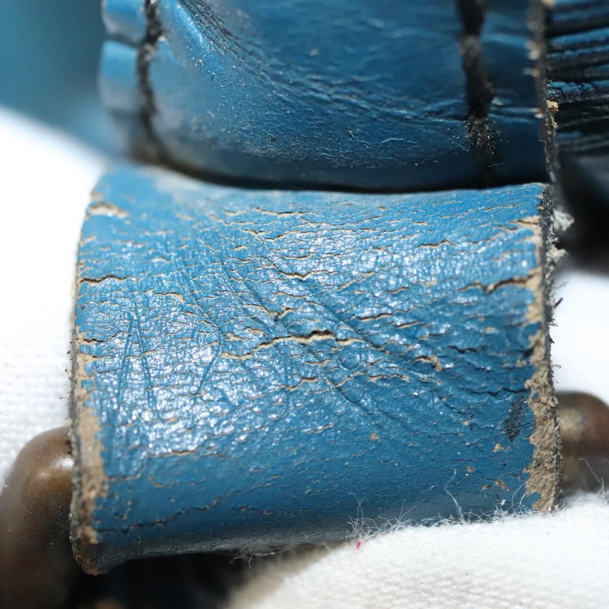 LOUIS VUITTON Epi Petit Noe Shoulder Bag Blue M44105 LV Auth 127238