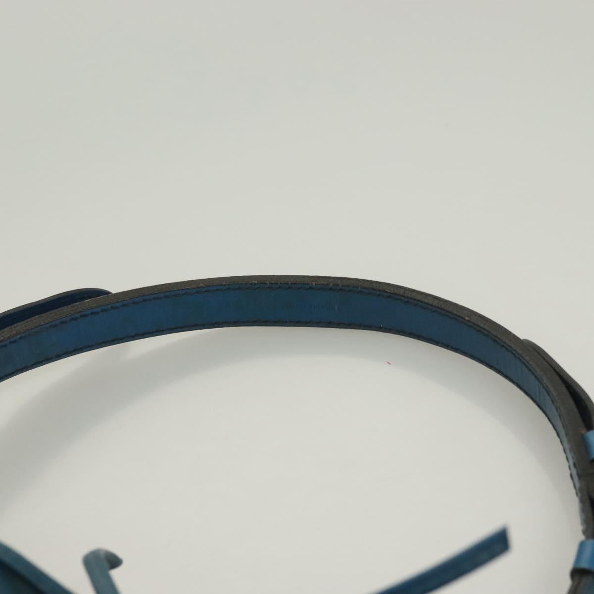 LOUIS VUITTON Epi Petit Noe Shoulder Bag Blue M44105 LV Auth 127238