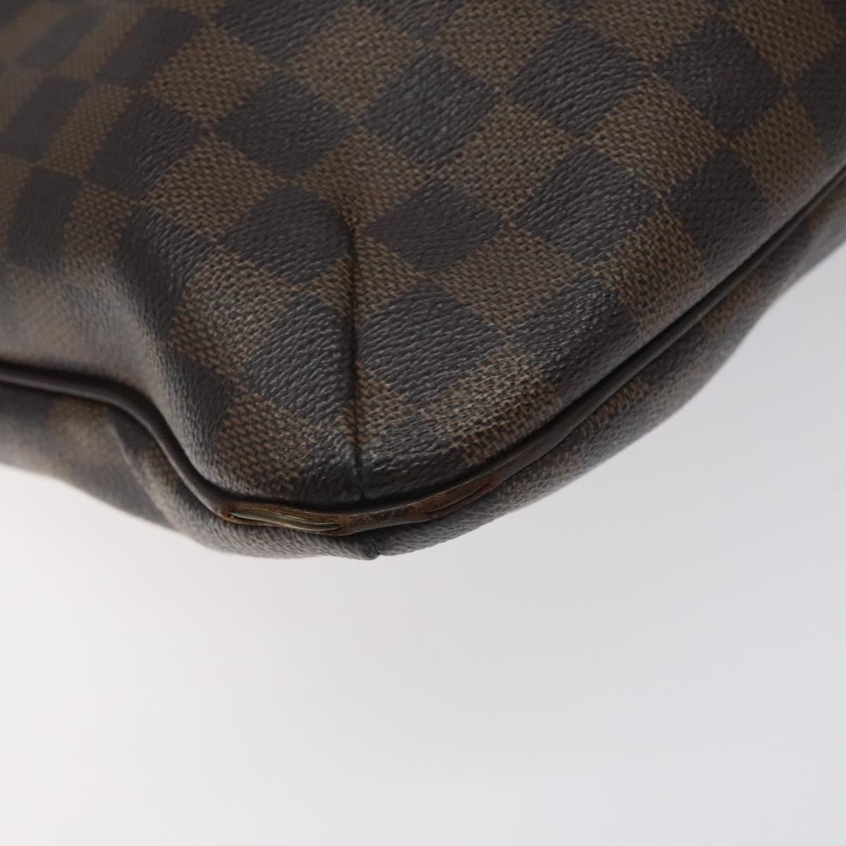 LOUIS VUITTON Damier Ebene Bloomsbury GM Shoulder Bag N42250 LV Auth 127290