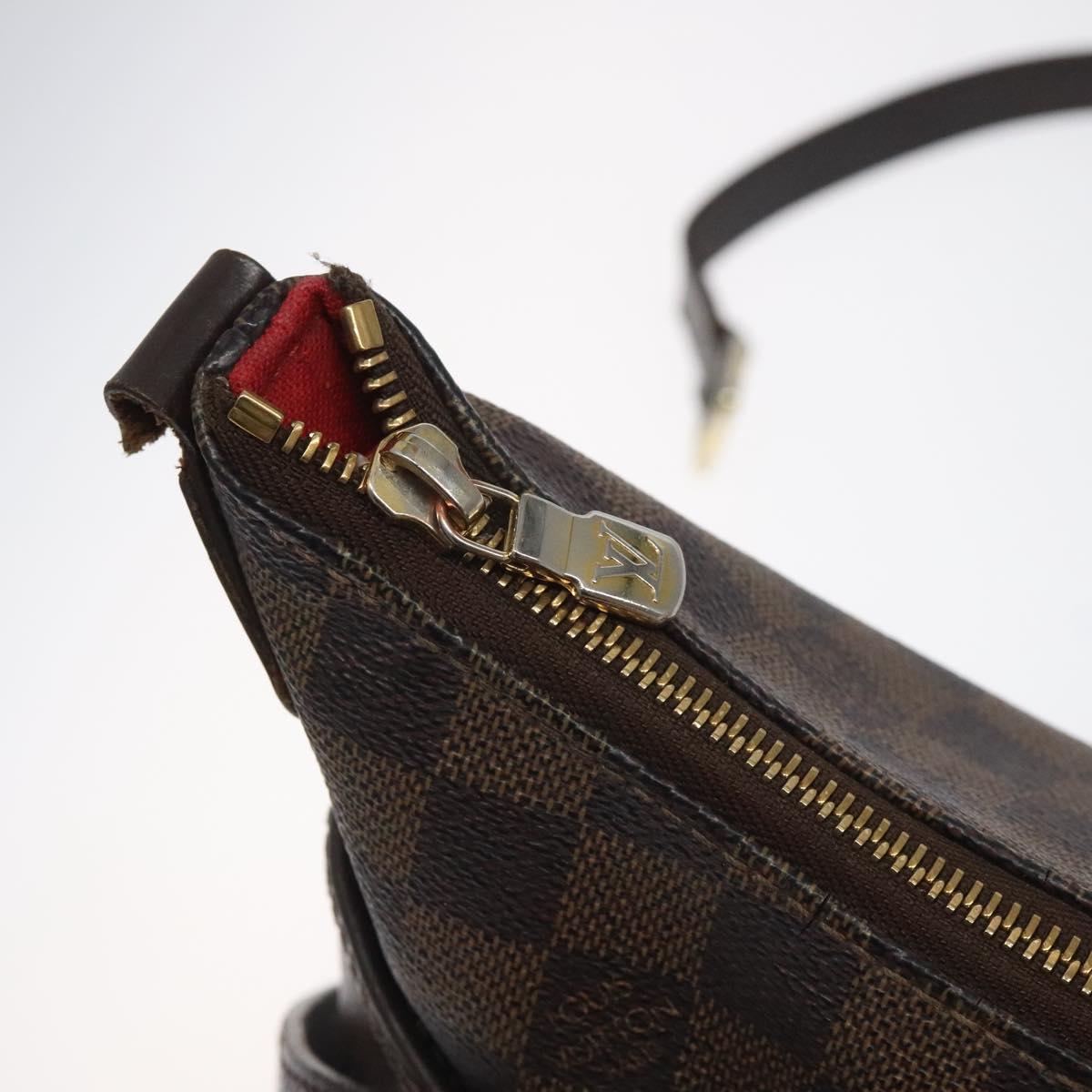 LOUIS VUITTON Damier Ebene Bloomsbury GM Shoulder Bag N42250 LV Auth 127290