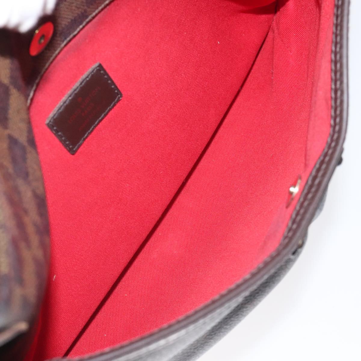 LOUIS VUITTON Damier Ebene Bloomsbury GM Shoulder Bag N42250 LV Auth 127290