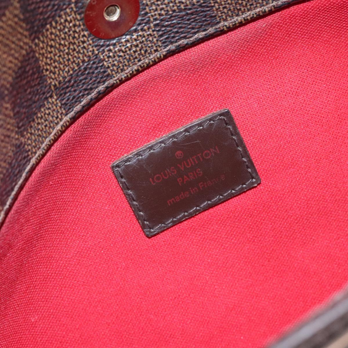 LOUIS VUITTON Damier Ebene Bloomsbury GM Shoulder Bag N42250 LV Auth 127290