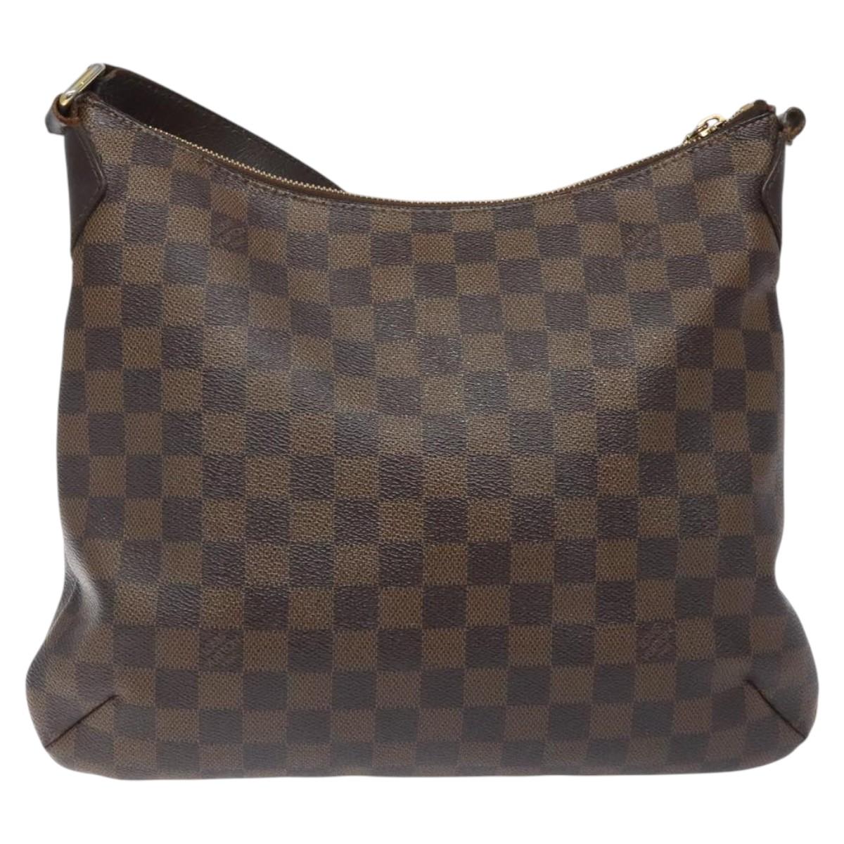 LOUIS VUITTON Damier Ebene Bloomsbury GM Shoulder Bag N42250 LV Auth 127290
