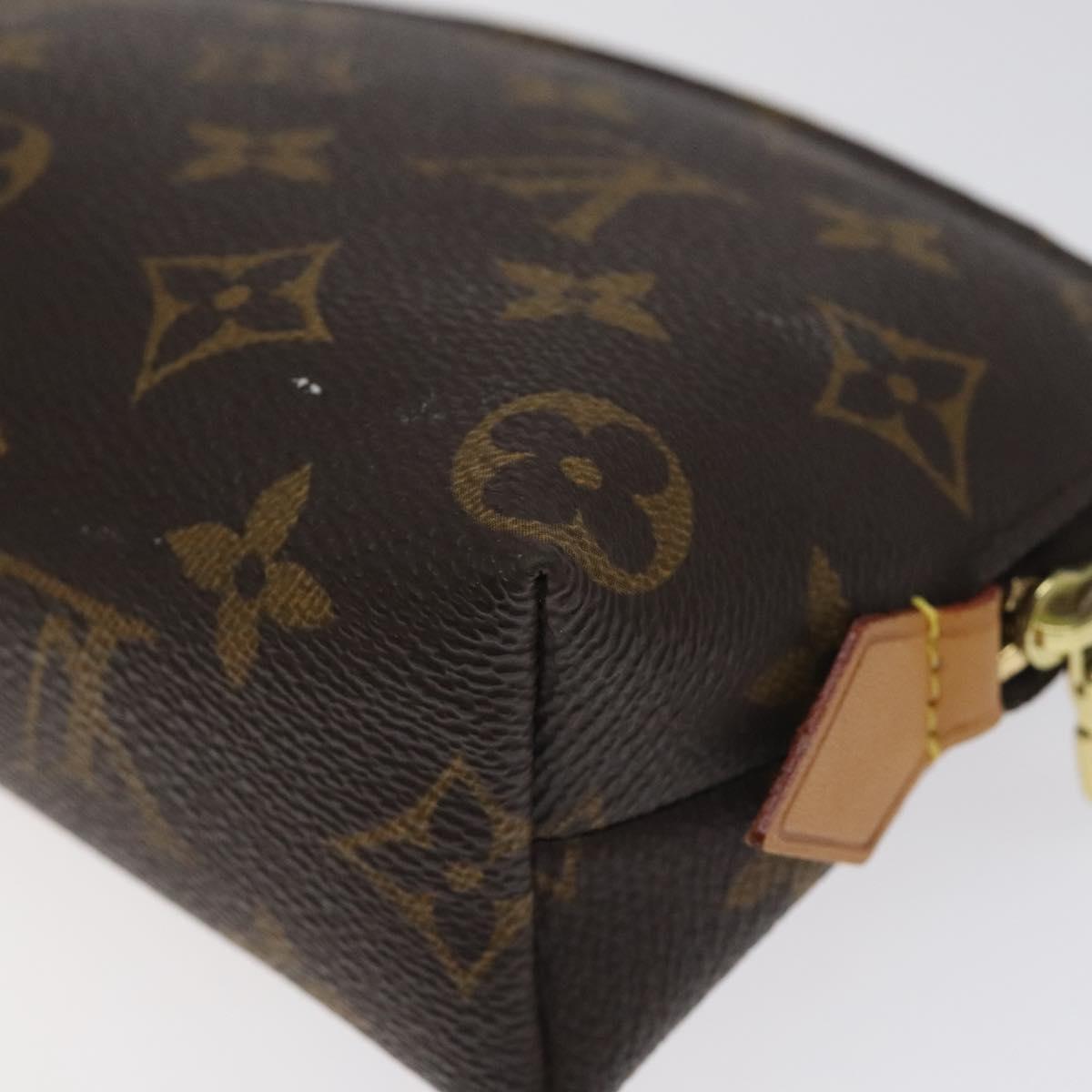 LOUIS VUITTON Monogram Pochette Cosmetic PM Cosmetic Pouch M47515 LV Auth 127297