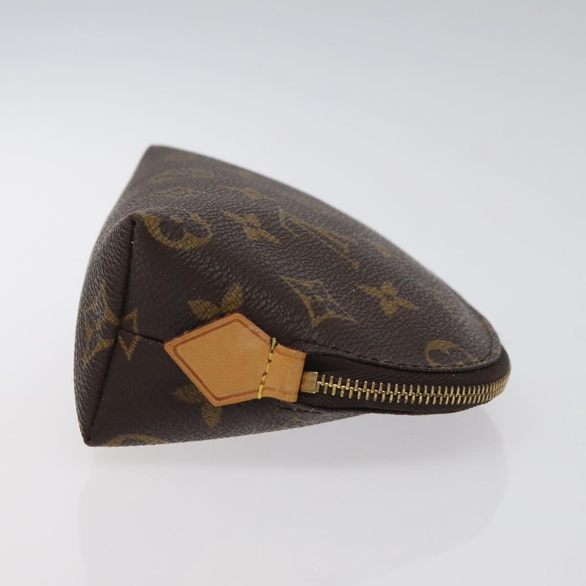 LOUIS VUITTON Monogram Pochette Cosmetic PM Cosmetic Pouch M47515 LV Auth 127297