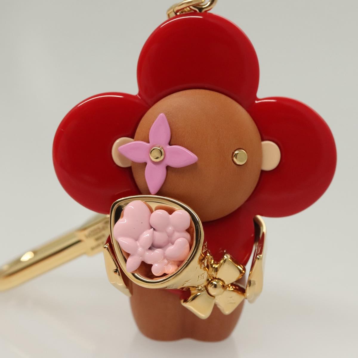 LOUIS VUITTON Monogram Vivienne Amour Charm Red M02349 LV Auth 127325SM