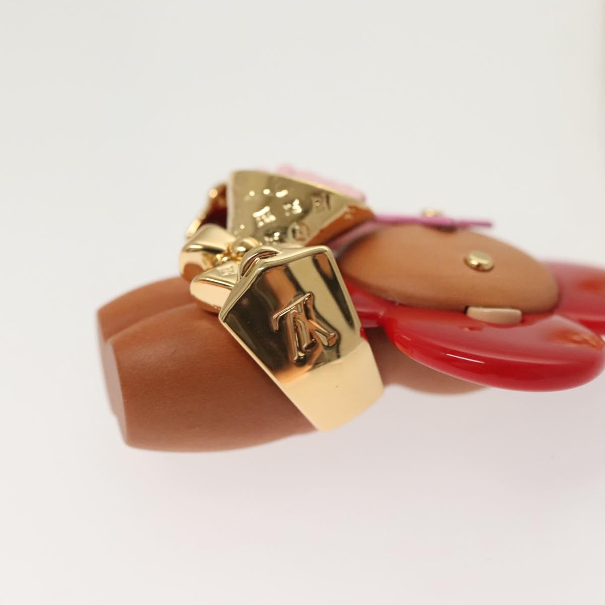 LOUIS VUITTON Monogram Vivienne Amour Charm Red M02349 LV Auth 127325M
