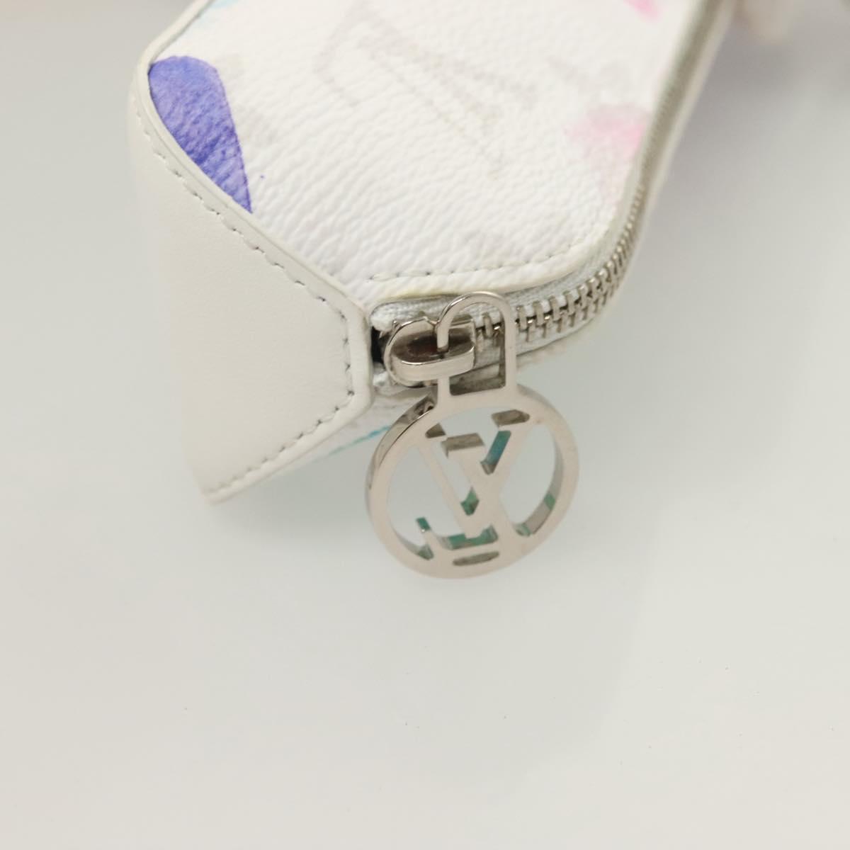 LOUIS VUITTON Monogram Watercolor Trousse Elizabeth Pen Case GI0591 Auth 127326