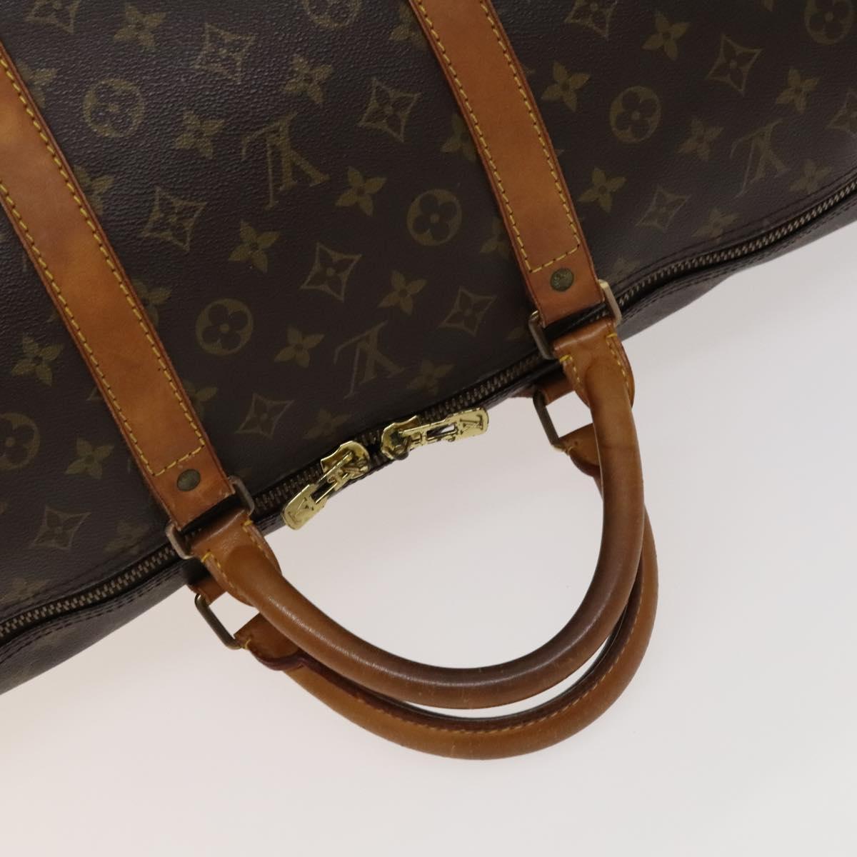 LOUIS VUITTON Monogram Keepall 60 Boston Bag M41422 LV Auth 127361
